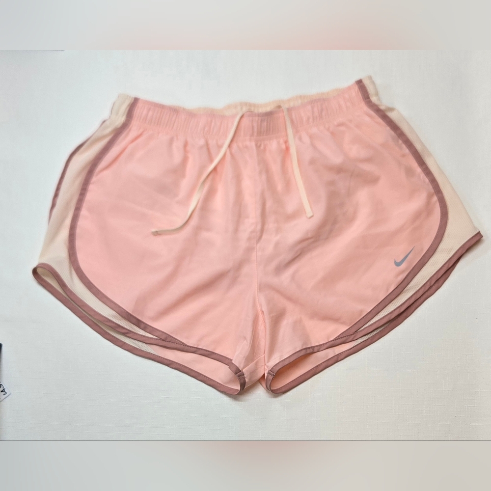 Nike Women's Soft Pink Athletic Shorts